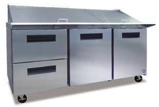 COMMERCIAL SERIES DRAWER / DOOR COMBINATIONS CRMR48-18MD2 CRMR60-24MD2 CRMR72-30MD2 CRMR72-30MD4 Stainless steel interior and exterior front sides and top Cabinet and drawers are insulated with 2 of