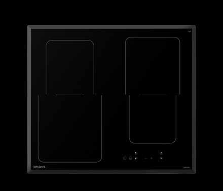 Its four, fast-heating cooking zones each have 12 power levels for accurate temperature control, and the heat indicators ensure it s clear to see if any hobs are still too hot to touch. W59 D52cm H3.