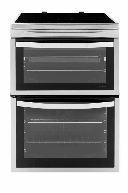 60cm gas double-oven cooker JLFCGC616 Stock number 866 20201 849 If you have a love of baking, this gas cooker will help you create beautiful tasting bread and succulent moist cakes.