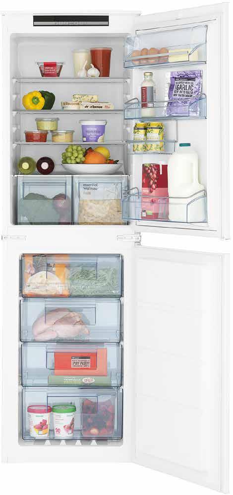 tall fridge-freezer JLBIFF1808 Stock number 857 60208 729 This spacious fridge-freezer offers generous, equal amounts of fresh and frozen food storage, so you can squeeze in more and shop less.