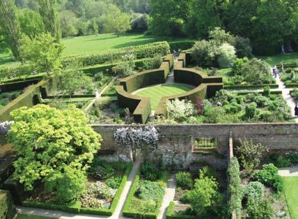 Tuesday 19th May We start with a private pre-opening guided tour of Sissinghurst Castle, a romantic garden created in the ruins of an Elizabethan mansion.