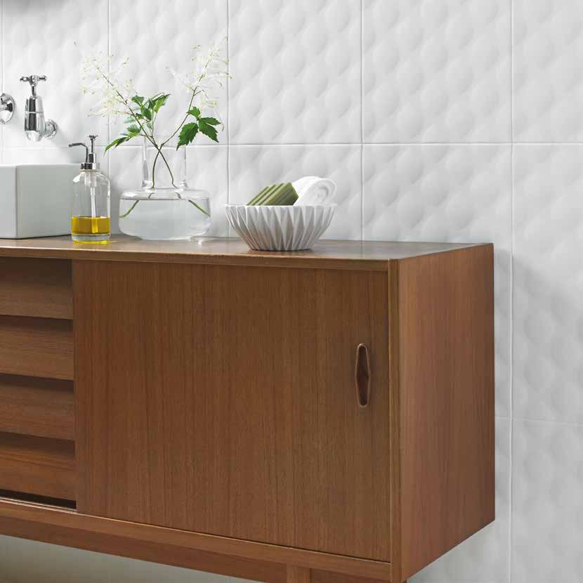 78 TacTile Get a feel for Ted Baker with TacTile, a selection of textured tiles that brings a touch of style to the home.
