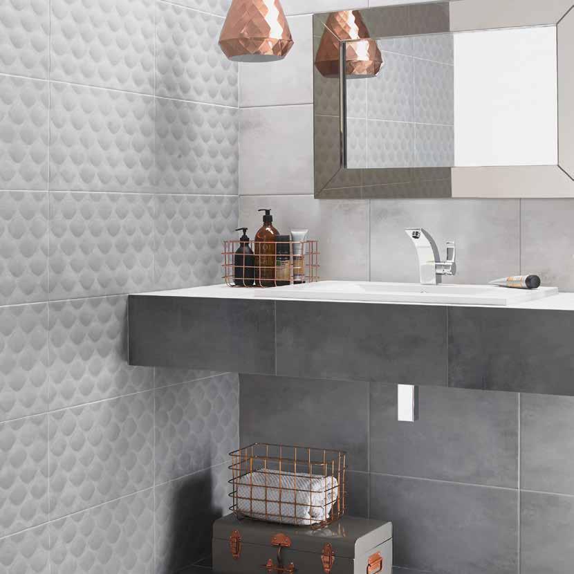 80 TacTile Get a feel for Ted Baker with TacTile, a selection of textured tiles that brings a touch of style to the home.
