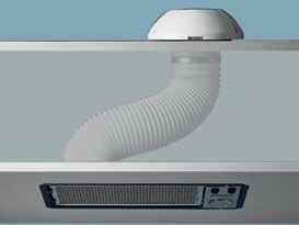 INTELLIGENT DESIGN DOMETIC RANGEHOODS 7 Recirculating rangehoods in the Dometic CK series are designed to quickly draw cooking fumes, odours and moist air out of the