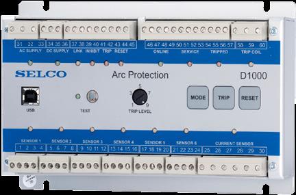 An arc protection system operates much faster than conventional protection relays and thus damages caused by an arc flash fault can be kept at a minimum level.