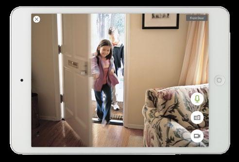 fans, and more See when someone enters or exits their home via live, look-in video Find out when motion is sensed in outdoor areas like pools, patios, and driveways See, hear, and speak with visitors