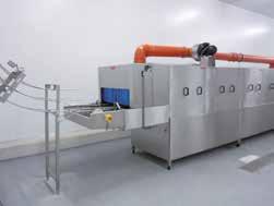 at their entrances, as well as for a comprehensive hygiene system for instrumentation and packaging.