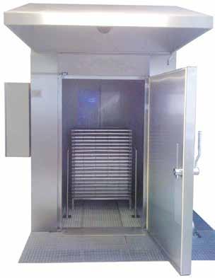 Cleaning and sterilising machines for containers Washing machine for smoking Voran Trolley Master TM 1000 for