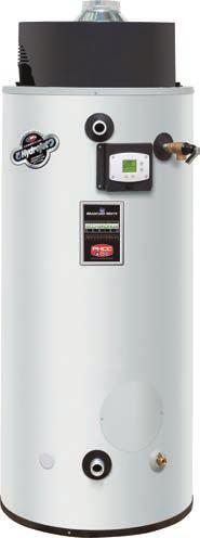 GAS MODELS Ultra Low NOx Atmospheric Vent Commander Series The Commander Series of atmospherically vented, Ultra Low NOx water heaters offers class leading features from top to bottom.