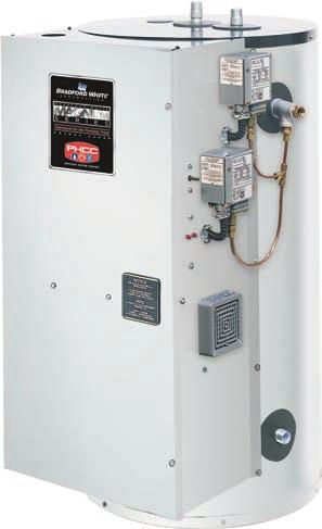 ELECTRIC MODELS ASME Immersion Thermostats with Contactors These commercial electric models are specifically constructed to the ASME standard and offer inputs of up to 81 kw.