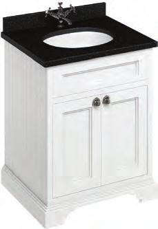 65 FREESTANDING FURNITURE 65 Vanity Units with Doors 65 Vanity Units with Drawers 65 VANITY UNITS WITH DOORS 65 VANITY UNITS WITH DRAWERS Complete Vanity Unit Sizes Vanity Unit Codes, Colours &