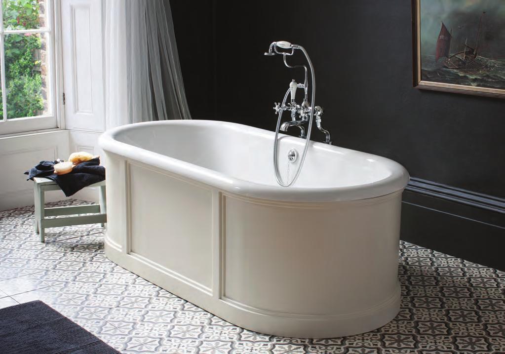 LONDON BATHS London Baths Burlington Bathrooms now offer a new range of baths each with panels or surrounds in corresponding colours to your furniture, transforming your entire bathroom into a space