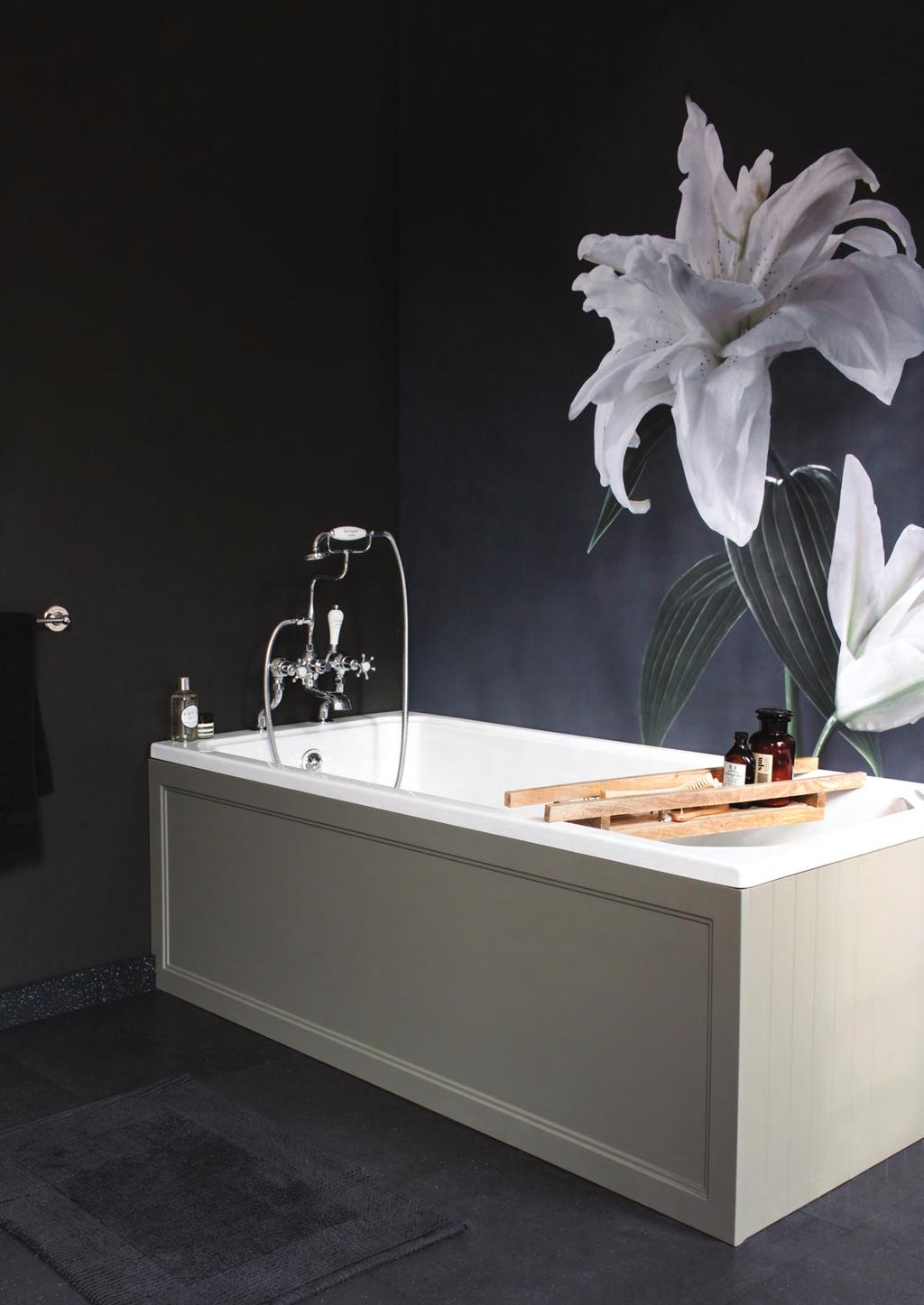 RECTANGULAR BATHS Baths & Panels For those with limited space, the Arundel bath can be fitted in a recess (front only), in a corner (front and end), peninsular (two fronts one end)