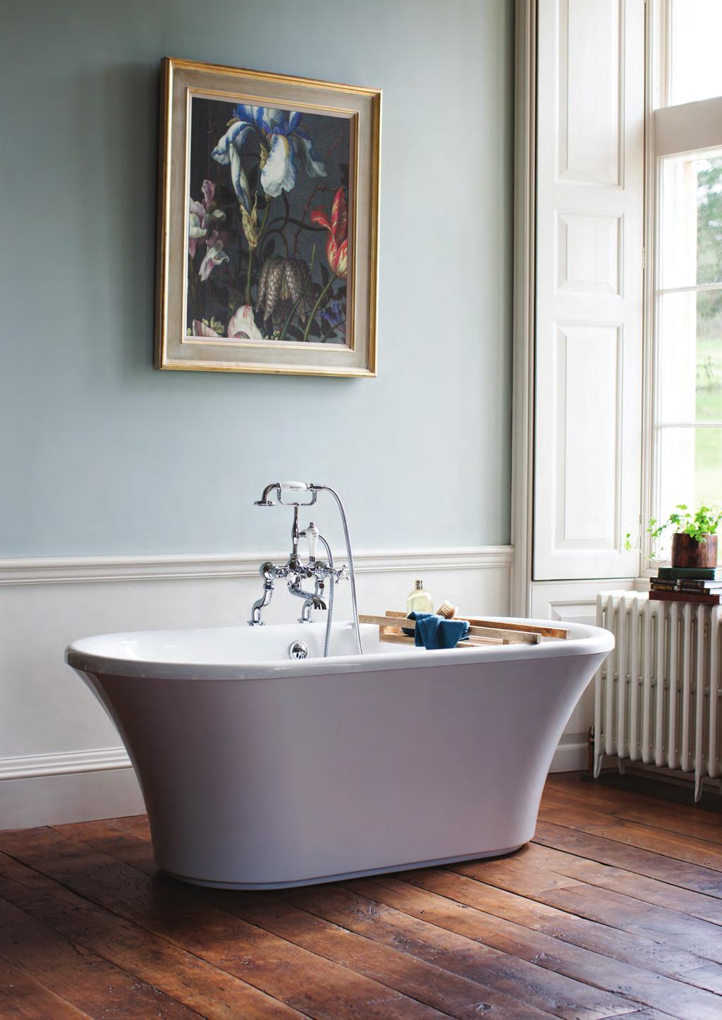DOUBLE ENDED BATHS - BRINDLEY BATHS BATHS BRINDLEY This graceful tub is an elegant addition to any bathroom and provides the perfect