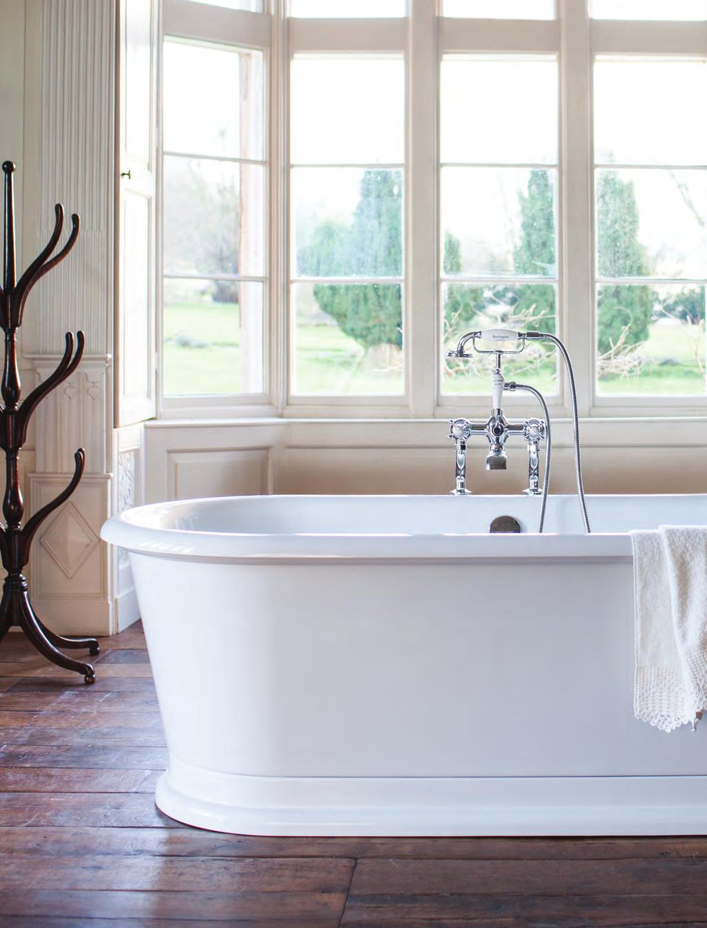 your home. Shown here paired with traditional brassware for a timeless aesthetic.