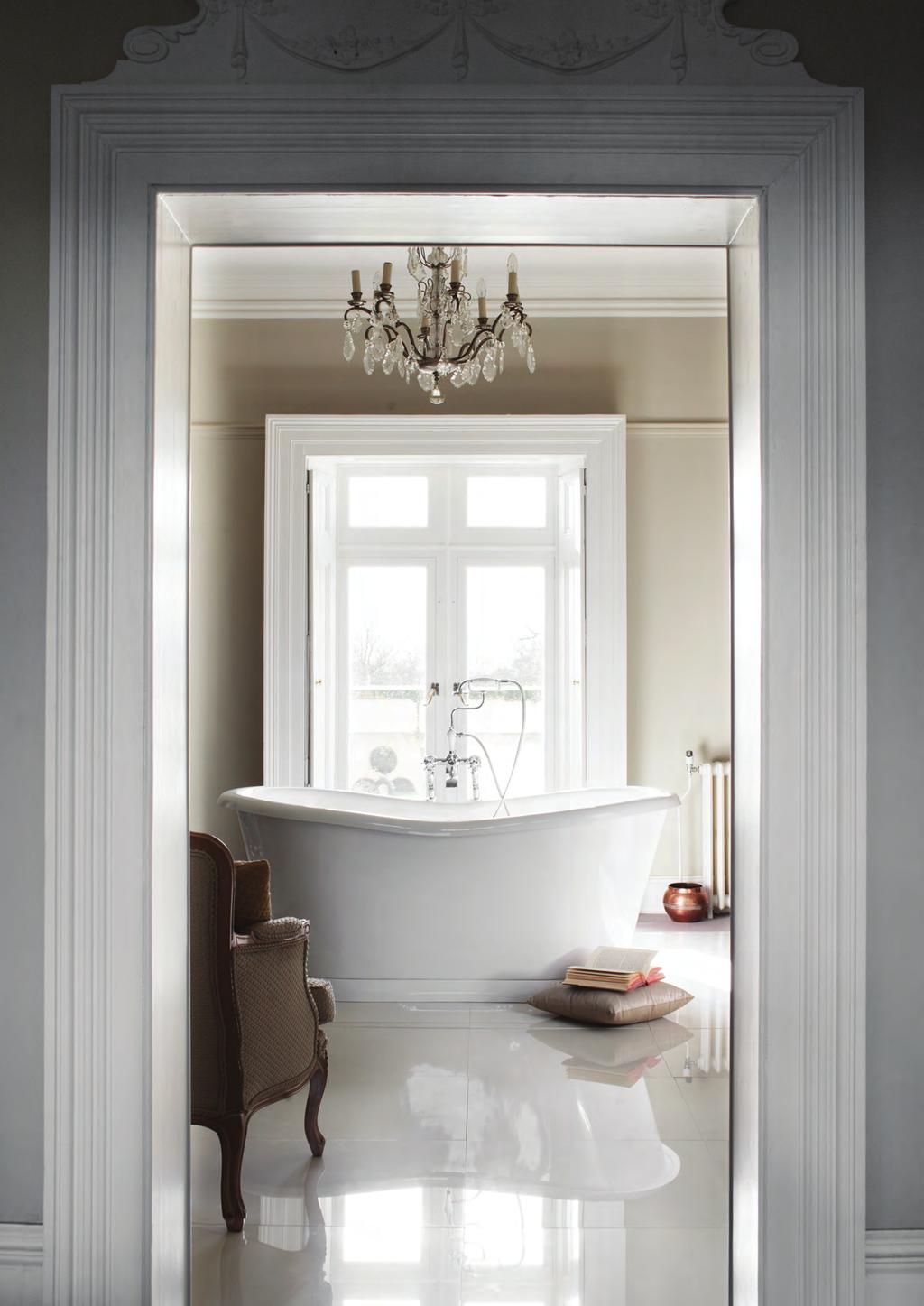 DOUBLE ENDED BATHS - ADMIRAL 180 & 165 BATHS BATHS ADMIRAL 180 & 165 This stunning, dramatic bath will provide a gorgeous centrepiece in any bathroom.
