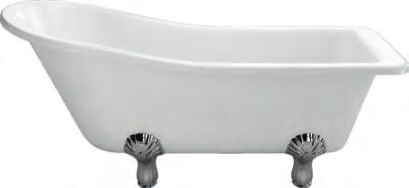 Code 153cm 73cm 78cm ET13B 1,699 Material TSFR Material TSFR Bath water capacity 155 / 195 litres (85 / 125 litres displaced