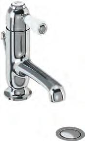 Chelsea Straight Basin Mixer with pop up
