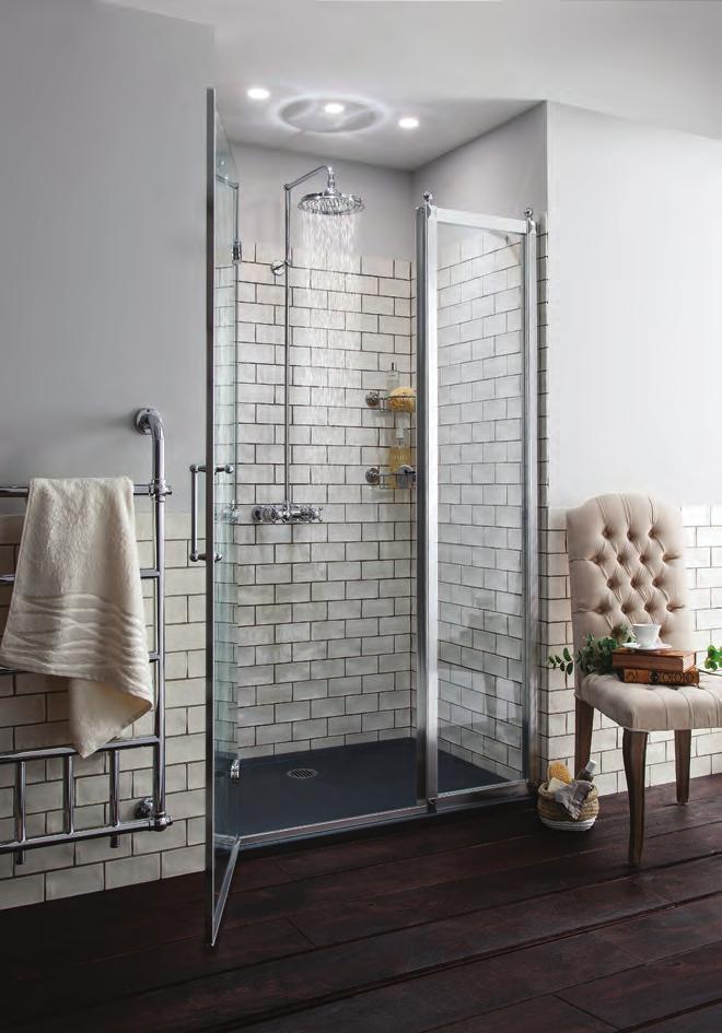 SHOWERING RANGE OVERVIEW Showers The Burlington range of showers provides extensive options so you can create a showering solution for your own bespoke setting.