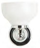 Burlington round light with chrome base and fine pleated shade in white D: 18, W: