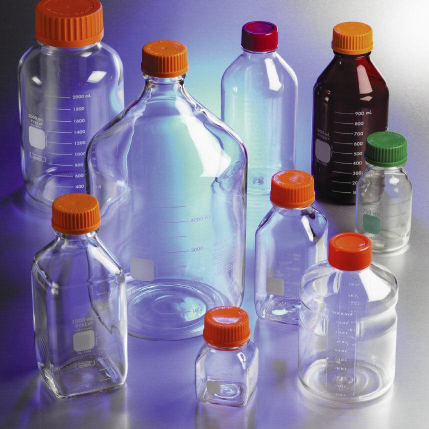Corning Storage Bottles Selection and Use Guide Contents Glass Screw Cap Storage Bottles.