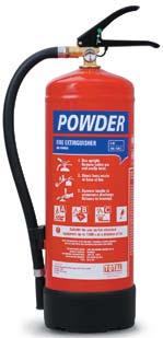 Accessories A comprehensive range of accessories, refills and spare parts is available for these extinguishers.