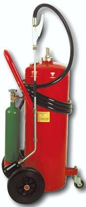 Fires involving metals Specifications MY12d - 12kg M50-50kg