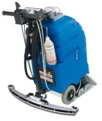 Self-contained machines Carpet pre-brushing and cleaning with just one machine With the Charis-DUAL it is also