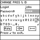 3-18.6 ID AND PASSWORD INSTALLATION The LOGIN and PASSWORD can be changed. The default Login is USER. The default Password is PASS.