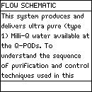 Using the Milli-Q System Section 4-12 VIEWING INFORMATION Information allows you to see: Flow Schematic information Version information Serial Number and other information Select