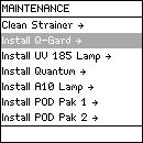 Section 5-2 HOW TO REPLACE THE Q-GARD PACK Maintenance 5-2.1 WHEN TO REPLACE THE Q-GARD PACK? The Q-Gard Pack should be replaced when one of the following Alert or Alarm messages is displayed.