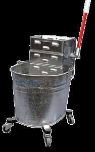 Champ Bucket OR an Ergo Floor-Prince Wringer with a 35-qt. Champ Bucket Pairs a Seaway Sidepress Wringer with a 35-qt.