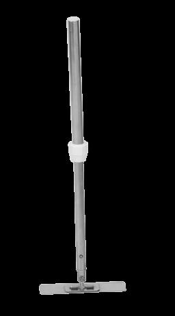 Innovative Cam-Lock device handle easily telescopes from 16" to 23" Fully autoclavable meeting the strictest requirements ISO Class 5 DynaMate Mop Handles Corrosion-proof,