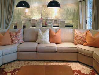 You want to start with a sofa, then bring in accent chairs that are different, and introduce another piece that s different. Matching is out. Complementary design is in.