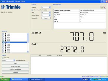 Load Cell Communicator Software for easy data