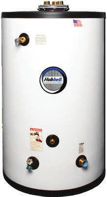 Utilize Existing Boiler Water Supply To Make Hot Water The Hubbell T water heater utilizes an existing supply of boiler water to heat domestic potable water.