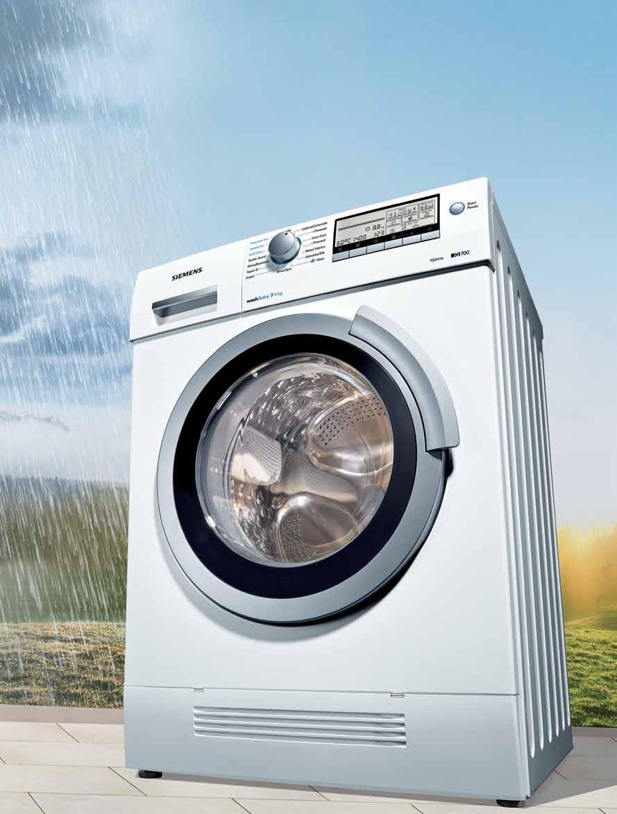 Washer-Dryers Washer-Dryers A world first! Uses only air where others use water: aircondensation technology. Did you know that conventional washer-dryers use water to dry?
