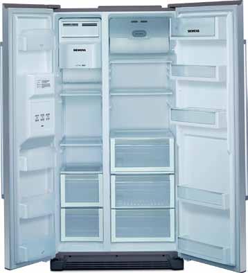Side-by-Side Side-by-Side KA58NA70NE Side-by-side refrigerator, stainless steel easyclean KA56NV40NE Side-by-side refrigerator, inox-look nofrost Energy Efficiency Class: A Total capacity: 604 litres