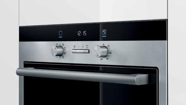 We have deliberately made the interior surface less dark than that of many ovens, and this, together with the improved lighting, means you can see exactly what s going on inside the oven without
