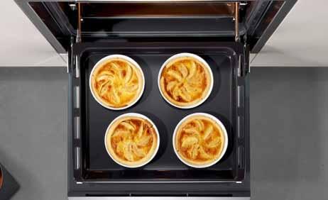 The shelves glide out effortlessly and safely, so you don t have to reach into a hot oven and allowing you to make light work of those heavy roasts.