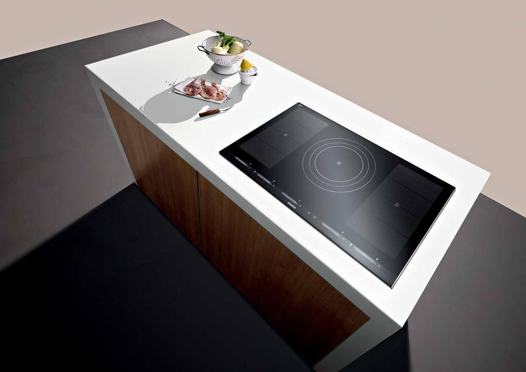 Welcome to the future: flexinduction. Innovative touchslider function. Meet the latest unique, innovative operating concept from Siemens.