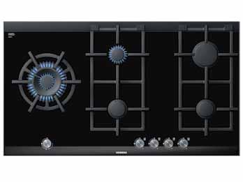 Dishwasher-safe pan supports All gas on ceramic glass models feature pan supports that are treated with a special patented coating which resists discolouration and the damaging effects of a