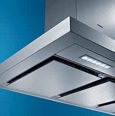 The low-fat option for your kitchen the patented chimney rim ventilation With chimney rim ventilation, air is extracted around the edges of an attractive dishwasher-safe steel cover that conceals the