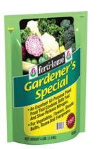 FERTI-LOME GARDENER S SPECIAL FOOD LAWN & GARDEN PRODUCTS 2014 Formulation: 11-15-11 with trace elements An excellent all-purpose plant food that contains both fast and slow release nitrogen Contains