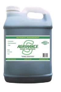 2014 LAWN & GARDEN PRODUCTS MONTY S PLANT FOOD AGRIHANCE - S Assist germination Enhance root development Increased vigor during early development Seed starter to be applied in furrow, 2 x 2, or when
