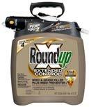 2014 LAWN & GARDEN PRODUCTS ROUNDUP EXTENDED CONTROL WEED & GRASS KILLER RTU Dual-action formula Kills existing weeds and grasses to the root Prevents new weeds from growing for up to 4 months by