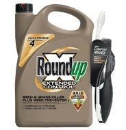 14 EXTENDED CONTROL WEED & GRASS KILLER RTU WAND Use to kill existing weeds and to pre-treat weed-prone areas such as driveway and sidewalk cracks, patios and paths, tree rings and mulched areas