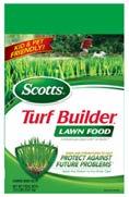 82 NORTHERN TURF BUILDER LAWN FOOD Feed and strengthen to help protect against future problems Apply any season to any grass type Kid & Pet friendly Water Smart, improves lawns ability to absorb