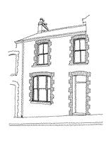 My Valleys House How to look after your terraced valleys house Sash Windows 'Late' type sash windows in a Valleys house. Windows are the eyes of your house.