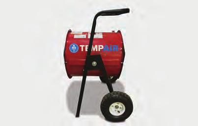 Electronic flame supervision Proof-of-air-flow control Remote thermostat Fork lift pockets High temperature limit ETHP-SERIES Electric heaters are ideal for jobsites where gas is not available or